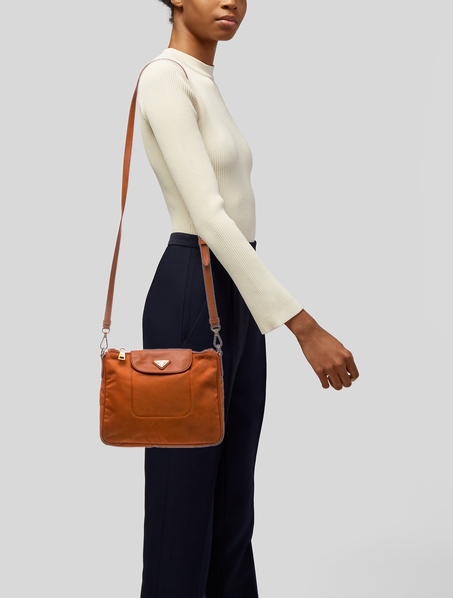 Prada Signature Crossbody Bag